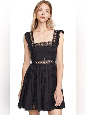 Free People Black Verona Dress